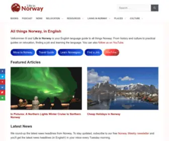 Lifeinnorway.net(Life in Norway) Screenshot