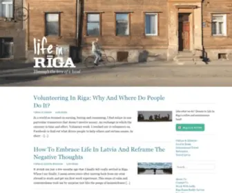 Lifeinriga.com(Life in Riga) Screenshot