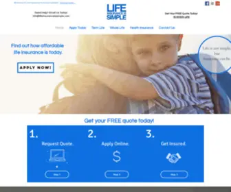 Lifeinsuranceissimple.com(At Life Insurance) Screenshot