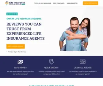 Lifeinsuranceshoppingreviews.com(Life Insurance Shopping Reviews) Screenshot