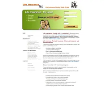 Lifeinsurancewiz.com(Life Insurance) Screenshot