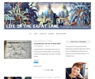 Lifeintheexpatlane.com(Expat Stories of Foreign Fun Living in Exotic Places) Screenshot