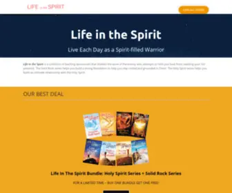 Lifeinthespiritbooks.com(Transforming from an everyday Christian Into a Spirit) Screenshot