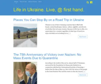 Lifeinua.info(Life in Ukraine) Screenshot