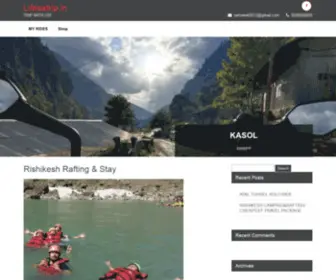 Lifeisatrip.in(Rishikesh Rafting & Stay) Screenshot