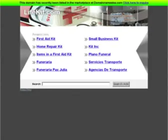 Lifekit.com(Disaster Preparedness and Emergency Products") Screenshot