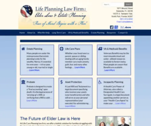 Lifelawfirm.com(The Future of Elder Law) Screenshot