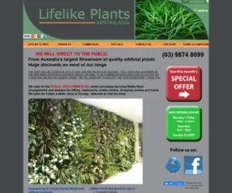 Lifelikeplants.com.au(Artificial) Screenshot