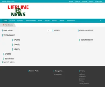 Lifeline24News.com(Lifeline 24 News) Screenshot