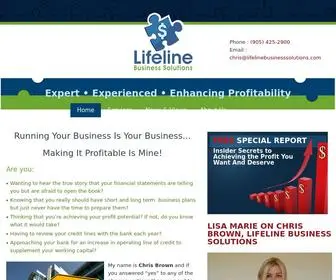 Lifelinebusinesssolutions.com(Lifeline Business Solutions) Screenshot