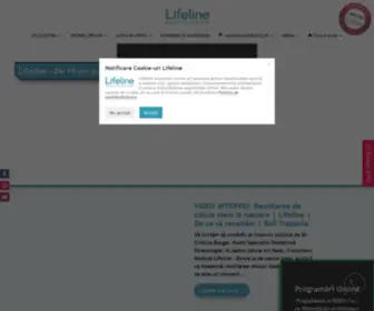 Lifelinecelulestem.ro(Lifeline România) Screenshot