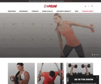 Lifelinefitness.com(Lifeline Fitness) Screenshot