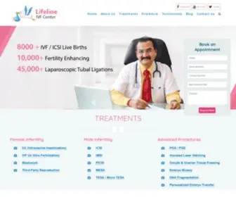 Lifelineivf.com(Lifelineivf) Screenshot