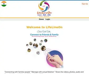 Lifelineon.com(Social) Screenshot