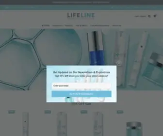 Lifelineskincare.com(Lifeline Skin Care) Screenshot