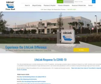 Lifelinktissuebank.org(LifeLink Tissue Bank) Screenshot