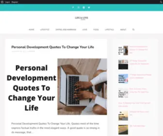 Lifeloveasweknowit.com(Life & Love) Screenshot