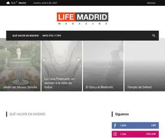 Lifemadrid.com(Revista de interés turístico y cultural de Madrid) Screenshot