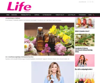Lifemagazin.hu(Főoldal) Screenshot