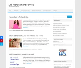 Lifemanagement4You.com(Natural skincare) Screenshot