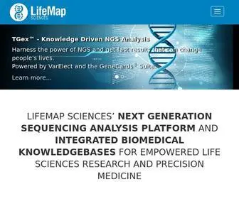 Lifemapsc.com(LifeMap Sciences) Screenshot