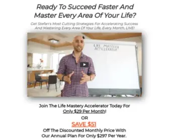 Lifemasteryaccelerator.com(Life Mastery Accelerator) Screenshot