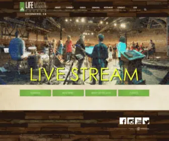 Lifemissionchurch.com(Life Mission Church) Screenshot