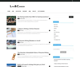 Lifencareer.com(Life and Career) Screenshot