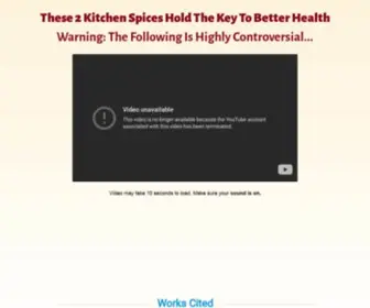 Lifenutritionalsnow.com(These 2 Kitchen Spices Hold The Key To Better Health) Screenshot