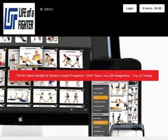 Lifeofafighter.com(Life of a Fighter) Screenshot