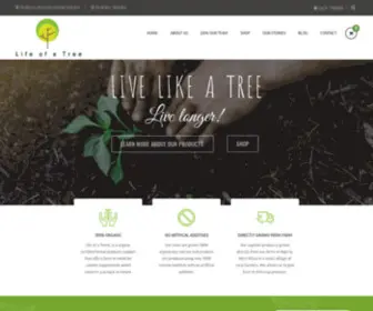 Lifeofatree.co.uk(Live Longer) Screenshot