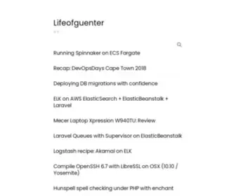 Lifeofguenter.de(Lifeofguenter) Screenshot