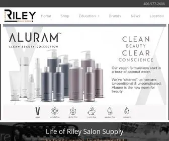 Lifeofrileymt.com(Life of Riley Salon Supply Bozeman) Screenshot