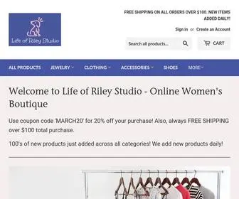 Lifeofrileystudio.com(Life of Riley Studio) Screenshot