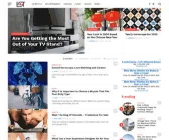 Lifeoftrends.com(Everything trendy in one place) Screenshot