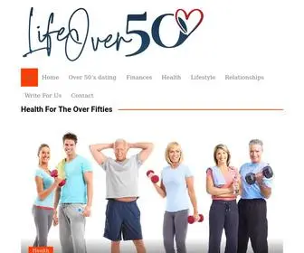 Lifeover50.net(The lifestyle site for over 50's) Screenshot