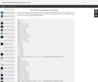 Lifeoverpentest.com(Life over Pentest) Screenshot