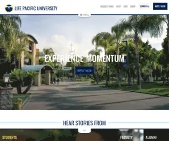 Lifepacific.edu(Life Pacific University) Screenshot