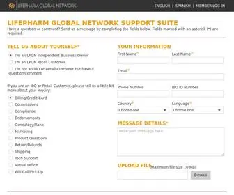 LifepharmGlobal-Support.com(LPGN Support Suite) Screenshot