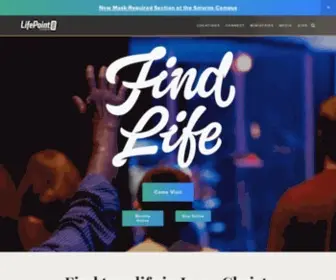Lifepointchurch.org(LifePoint Church) Screenshot