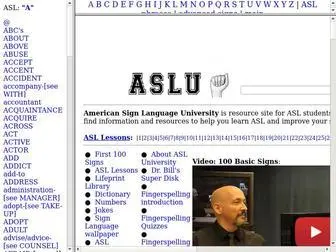 Lifeprint.com(ASL) Screenshot