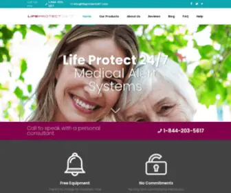 Lifeprotect247.com(Life Protect 24/7) Screenshot