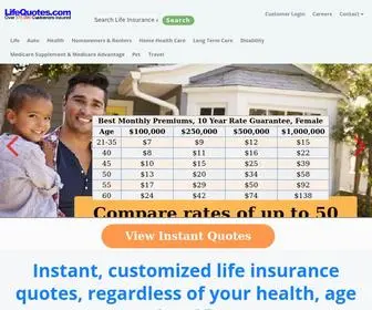 Lifequotes.com(Life Insurance Quotes) Screenshot