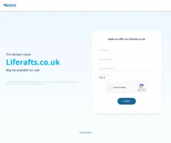 Liferafts.co.uk(Liferafts and Life Saving Equipment) Screenshot