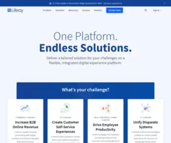 Liferay.com(Digital Experience Software Tailored to Your Needs) Screenshot