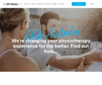 Lifereadyphysio.com.au(Physiotherapy Perth & Melbourne) Screenshot