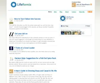 Liferemix.net(Great writing about great lives) Screenshot