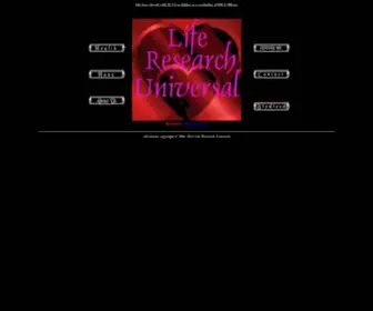 Liferesearchuniversal.com(Life Research Universal.....Nutrition) Screenshot