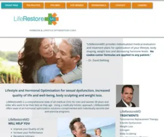 LifereStoremd.com(Hormone & Lifestyle Optimization Clinic) Screenshot