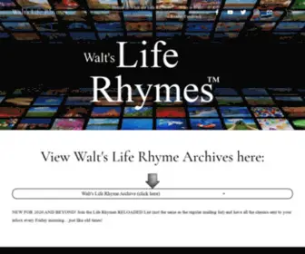 Liferhymes.com(The site 2022) Screenshot
